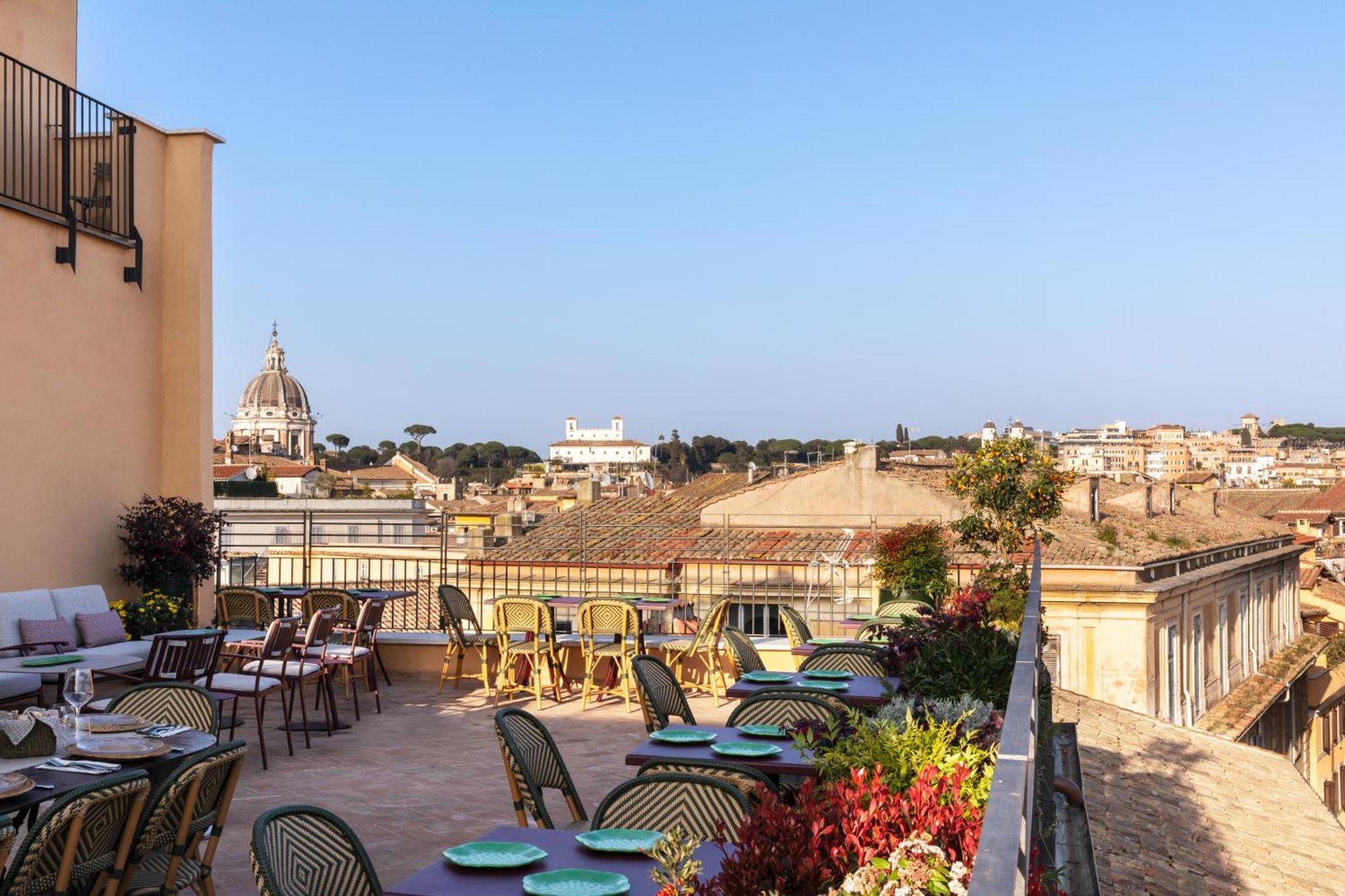 Hotel Adriano Rooftop Róma Kültér fotó