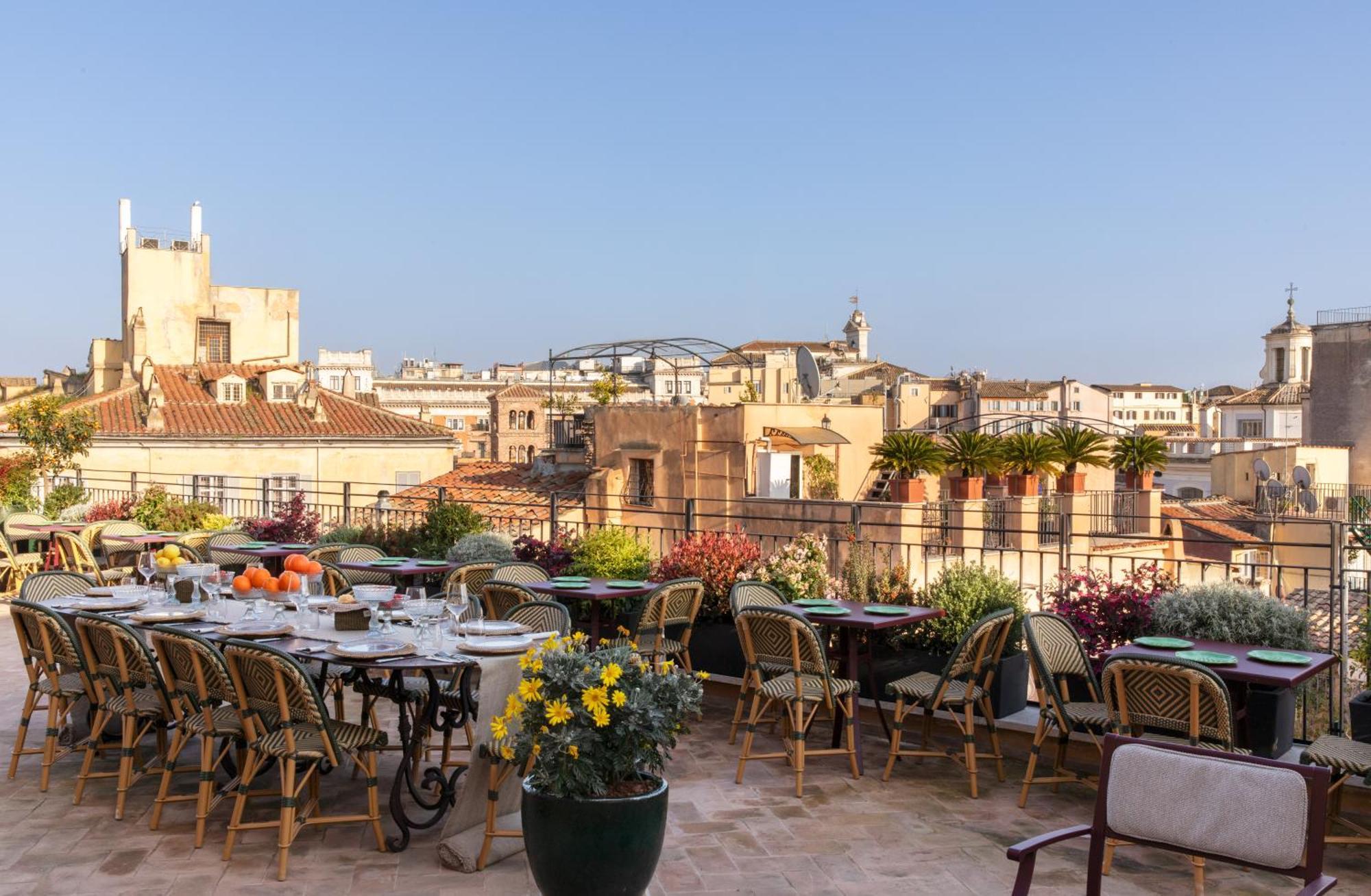 Hotel Adriano Rooftop Róma Kültér fotó