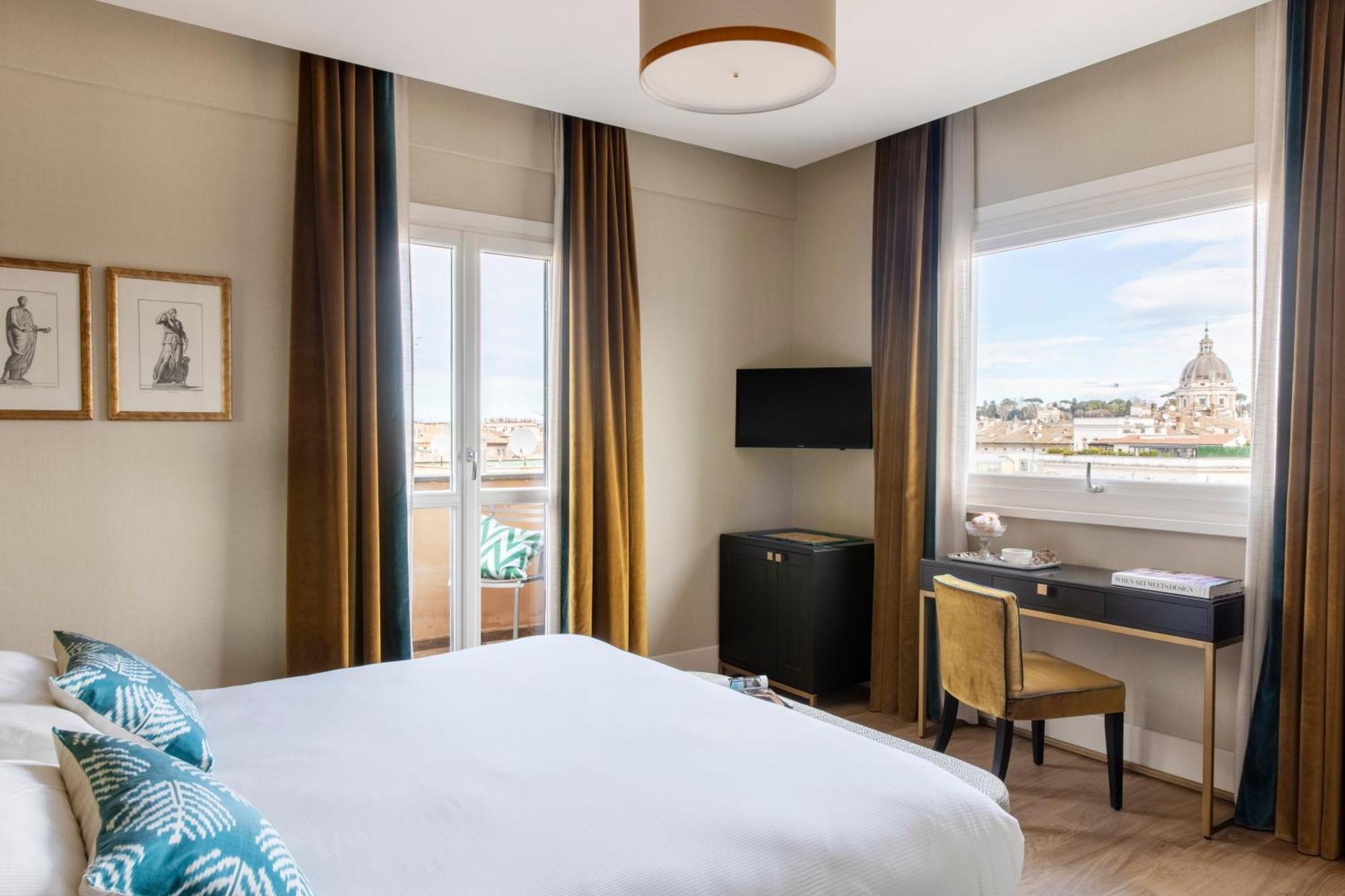 Hotel Adriano Rooftop Róma Kültér fotó