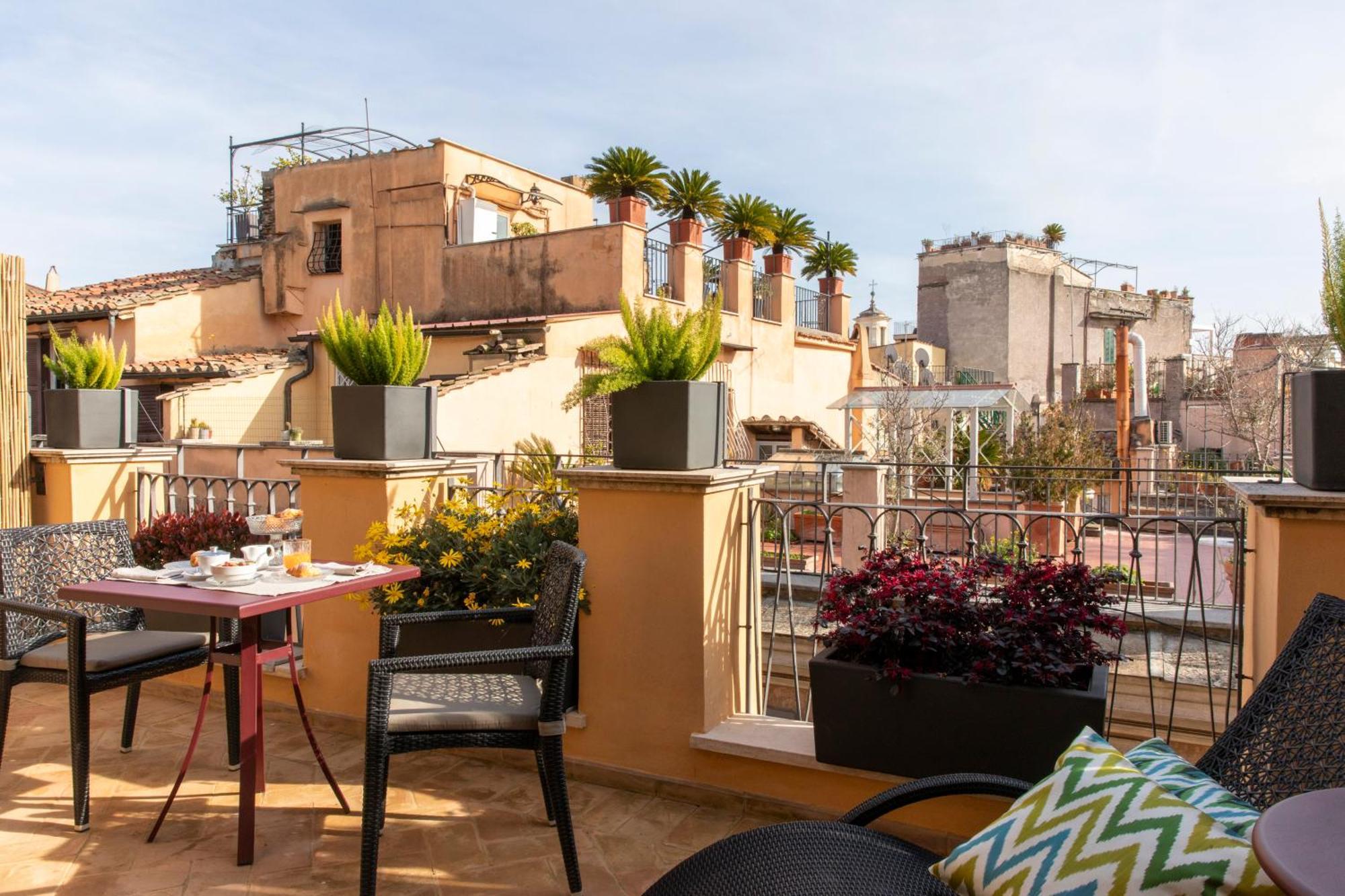Hotel Adriano Rooftop Róma Kültér fotó